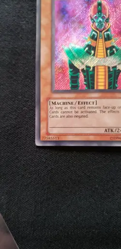 Jinzo PSV-000 Secret Rare YUGIOH unlimited original print. VLP not legacy print - Image 4