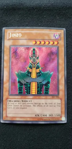 Jinzo PSV-000 Secret Rare YUGIOH unlimited original print. VLP not legacy print - Image 5