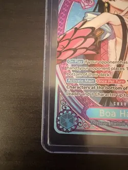 Boa Hancock - EB03-026 (SR) 8000 Power Full Art Holo One Piece CCG - Image 2