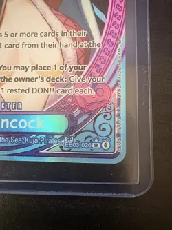 Boa Hancock - EB03-026 (SR) 8000 Power Full Art Holo One Piece CCG - Image 5