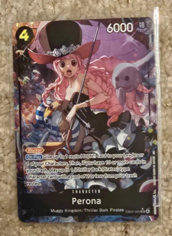 ONE PIECE English Heroines Edition Perona (Alt Art) EB03-045 SR NM/M - Image 1