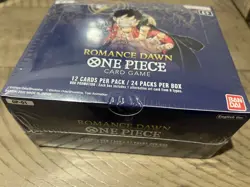 One Piece OP-01 Romance Dawn SEALED Booster Box English White Bottom - Image 1