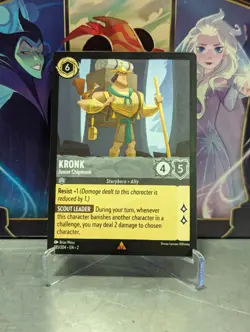 Disney Lorcana: Rise of the Floodborn Kronk 185/204 Rare Non-Foil - Image 1