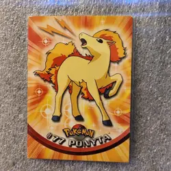 TOPPS 2000 POKEMON TV ANIMATION EDITION SERIES 2 PONYTA #77 TRADING CARD - Image 1
