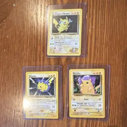 Pokemon TCG Pikachu Lot 3 Cards - Image 1