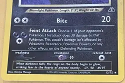 Vintage Pokemon Card 2001 Neo Discovery Umbreon #13/75 Holo Foil WOTC Rare VG+ - Image 4