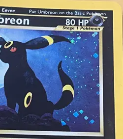 Vintage Pokemon Card 2001 Neo Discovery Umbreon #13/75 Holo Foil WOTC Rare VG+ - Image 5
