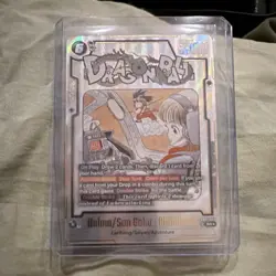 Dragon Ball Super Card Game Bulma/Son Goku Childhood SR Foil SB01-057 - Image 1