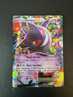 Pokemon Gengar EX Ultra Rare Holo XY - Phantom Forces 34/119 Card - Image 1