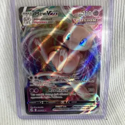 Mew VMAX 114/264 Fusion Strike Ultra Rare Holo Pokemon Card NM - Image 1