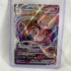 Mew VMAX 114/264 Fusion Strike Ultra Rare Holo Pokemon Card NM - Image 2