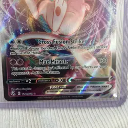 Mew VMAX 114/264 Fusion Strike Ultra Rare Holo Pokemon Card NM - Image 4