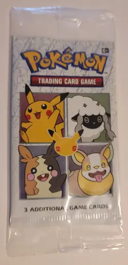 Pokemon Celebrations General Mills Cereal 3-Card Booster Pack Promo NEW-SEALED - Image 1