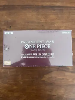 One Piece Card Game Paramount War OP-02 Booster Box Sealed Eng 1st Printing - Image 4