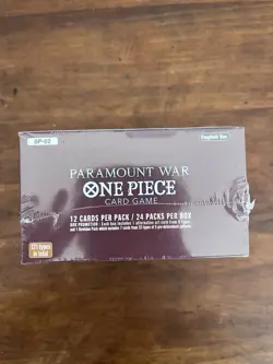 One Piece Card Game Paramount War OP-02 Booster Box Sealed Eng 1st Printing - Image 5