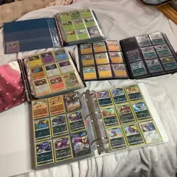 [RARE] 2020-2023 POKEMON CARD LOT- 4 BINDERS TONS OF HALOS 1000+ CARDS SONS COLL - Image 1