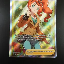 Sonia 192/192 Pokemon Rebel Clash Holo Full Art Card - Image 3