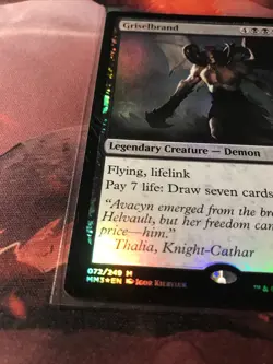MTG Griselbrand FOIL Modern Masters 2017 MM3 072/249 Mythic NM - Image 3