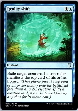 Reality Shift U Commander 2017 91 LP MTG - Image 1