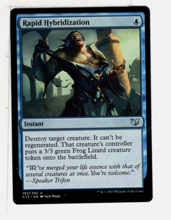 MTG SkeenAB Rapid Hybridization from Commander 2015. NM. - Image 1