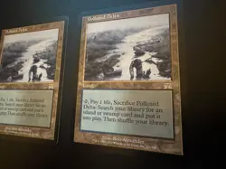 🌊💀MTG Polluted Delta Onslaught LP Light Play Fetch Land Modern Legacy Magic x2 - Image 2