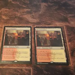 1x Sacred Foundry Mtg Guilds of Ravnica NM - Image 1