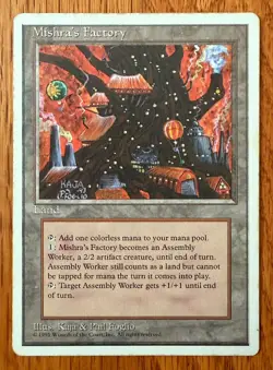 MTG Mishra's Factory - 4th Edition, English - Image 1