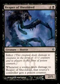 Reaper of Sheoldred LP Light Play New Phyrexia MTG [10651] - Image 1