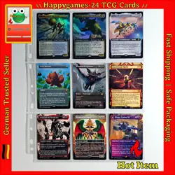 9x MTG Magic: The Gathering Karten Sammlung gemischt Full Art TCG Holo /W62 - Image 1