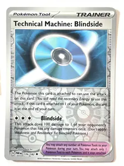 Technical Machine: Blindside 176/182 Reverse Holo Uncommon Paradox Rift Pokemon! - Image 3