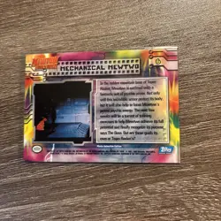 HP SILVER FOIL 6 MECHANICAL MEWTWO POKEMON TOPPS MOVIE BLUE 1999 - Image 2