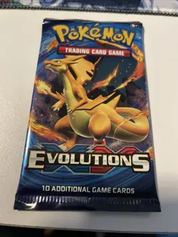 Pokemon XY Evolutions Booster Pack Sealed Mega Charizard Art (Unweighed) - Image 1