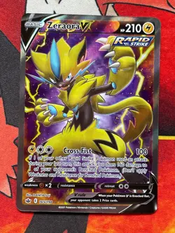 Zeraora V (Full Art) 165/198 Ultra Rare - Pokemon SWSH06: Chilling Reign - Image 1
