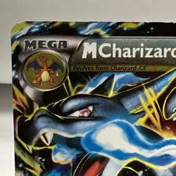 2014 Pokemon TCG - M Charizard EX (X) 69/106 Flashfire LP/HP Small Crease - Image 4