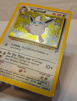 Wigglytuff 19/130 Holo Rare Base Set 2 SWIRL Pokemon 1249 - Image 2
