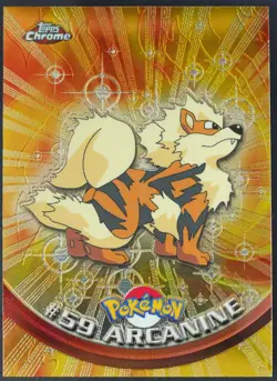 Topps Chrome - Pokemon - Arcanine - Foil - #59 - NM - Image 2