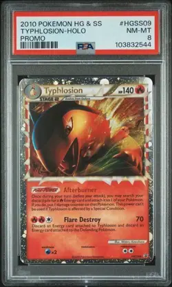 Pokemon Typhlosion Prime promo HGSS09 - 2010 HG&SS - PSA 8 - Image 1