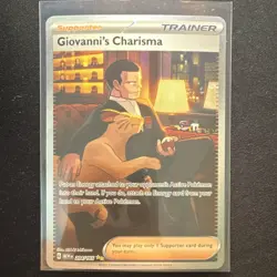 Giovanni's Charisma 204/165 NM SV151 Holo Pokemon - Image 1