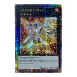 YuGiOh! Evolzar Dolkka (Quarter Century Secret Rare) DA04-EN167 1st Ed Near Mint - Image 1