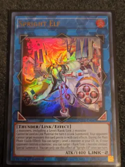 Yugioh! Spright Elf - POTE-EN049 - Ultra Rare - 1st Edition Near Mint, English - Image 1
