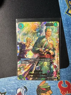 One Piece TCG The Azure Sea's Seven Foil OP-14 Roronoa Zoro PRB02-006 (SP) - Image 1