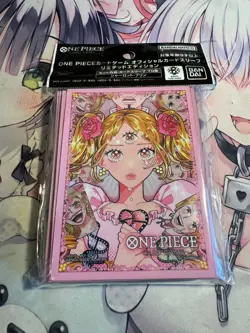 BANDAI ONE PIECE CARD GAME - Card Sleeve Premium Charlotte Pudding 70 pcs - Image 1