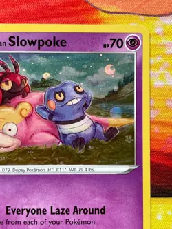 Galarian Slowpoke SWSH126 Cosmos Holo Promo - Pokemon Sword & Shield Promo Cards - Image 3