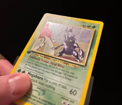 1st Edition Heracross - Neo Genesis - Holo - #6/111 - Vintage Pokemon Card WOTC - Image 5