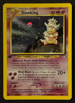 1st Edition Slowking - Neo Genesis - Holo - #14/111 - Vintage Pokemon Card WOTC - Image 1