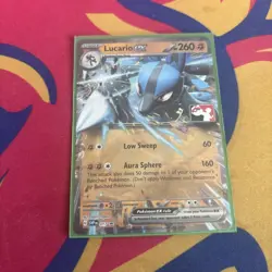 Lucario Ex Pokemon Prize Pack Series 3 Promo Pokemon Card NM/LP Play Stamp - Image 1