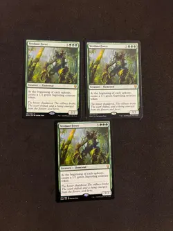 x3 Verdant Force [Dominaria] 3x Magic MTG Cards NM/LP - Image 1