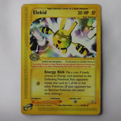 Elekid 9/147 - Aquapolis vintage Rare 2001 WOTC HP Pokemon tcg Card - HD Photos - Image 1