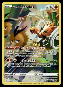 Pokemon TCG SWSH: Sword & Shield Promo Cards #SWSH283 Galarian Zapdos MP - Image 1