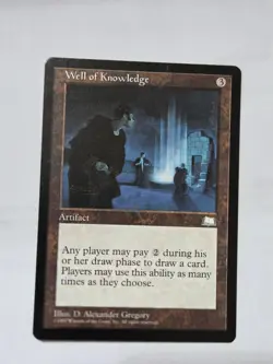 MTG Well of Knowledge Weatherlight Regular Rare NM Magic The Gathering - Image 1